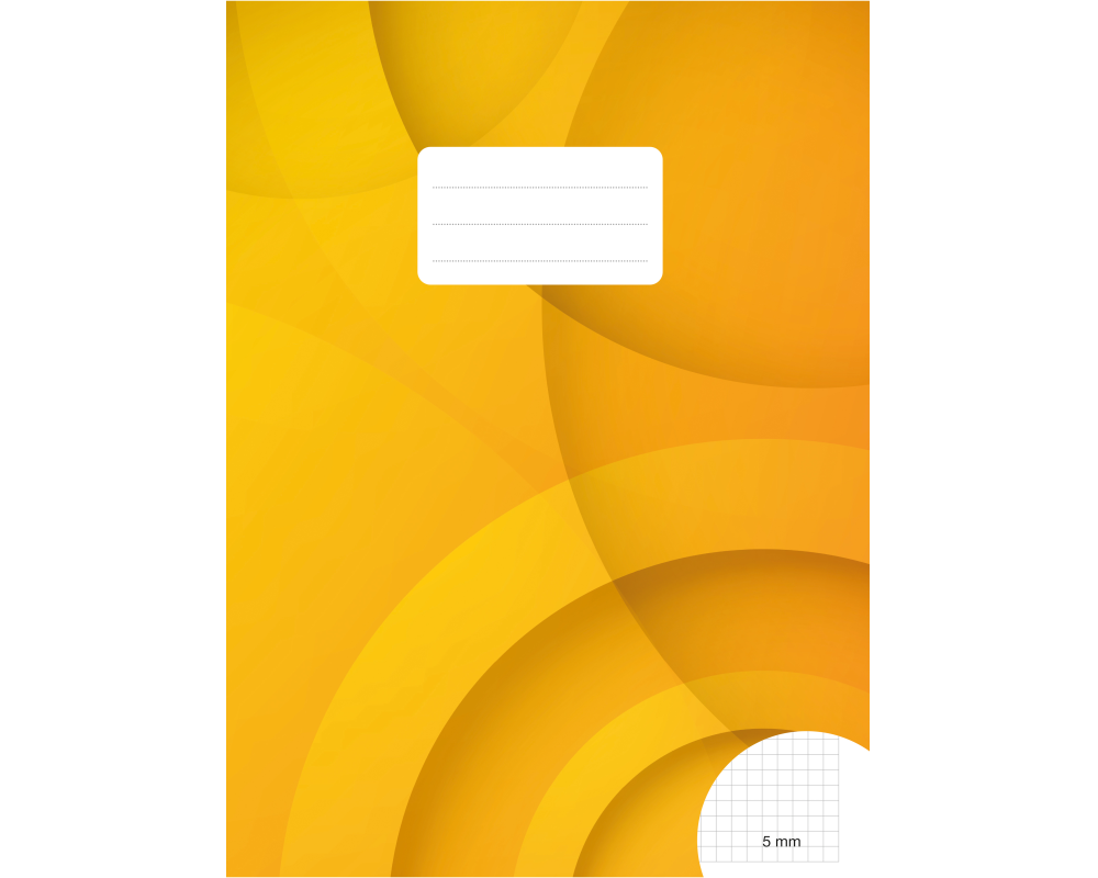 BÜROLINE Schulheft A4 533874005 5mm kariert mit Rahmen 90g