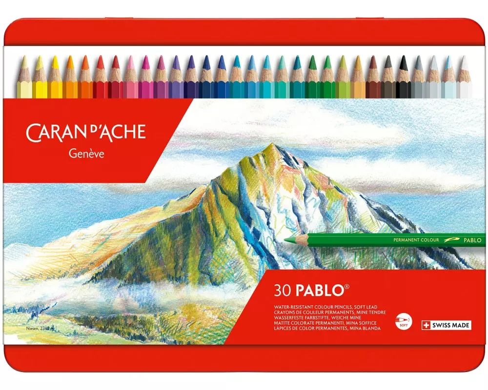 Caran d'Ache Farbstifte Pablo 30 Stück