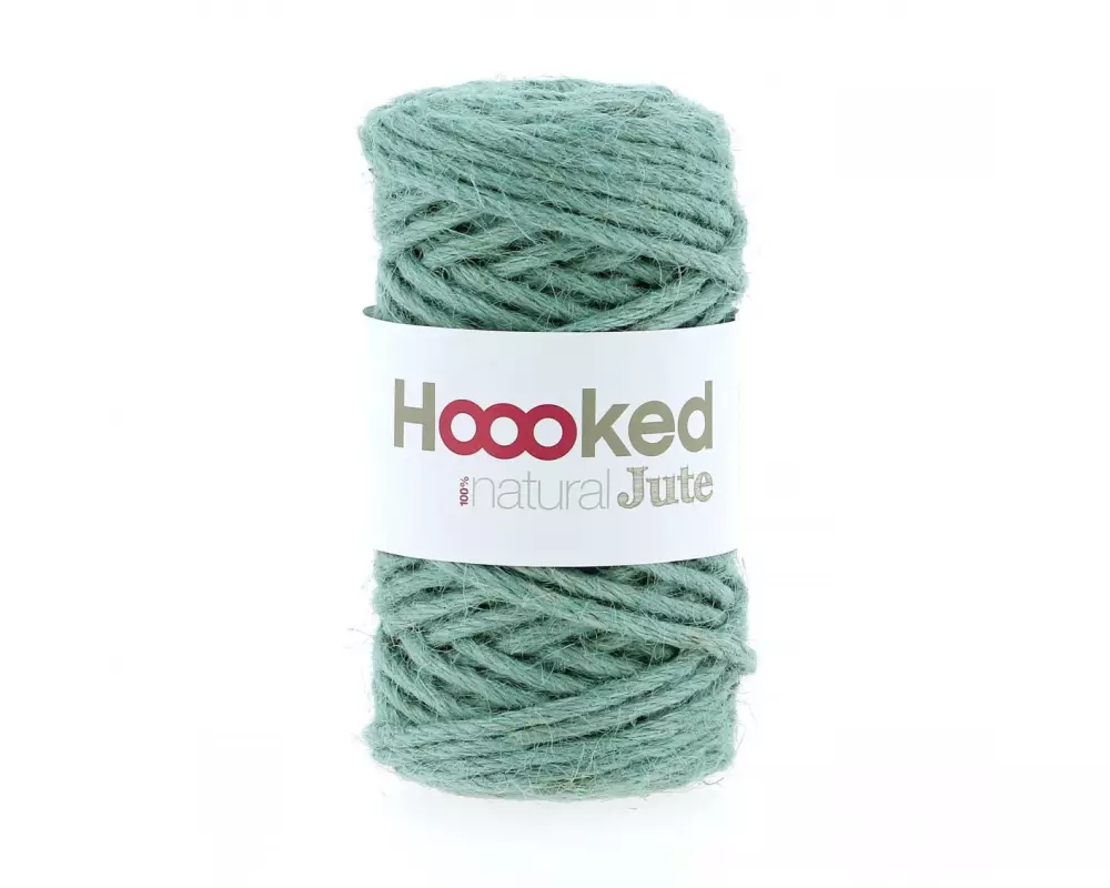 Hoooked Wolle Natural Jute Makramee Rope 350 g Mint
