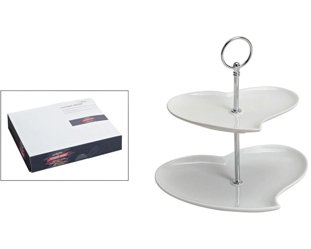 G. Wurm Etagere Herz Weiss