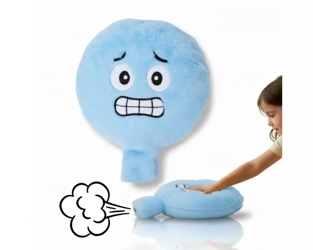 alldoro XXL Plüsch Pups-Kissen Bibber