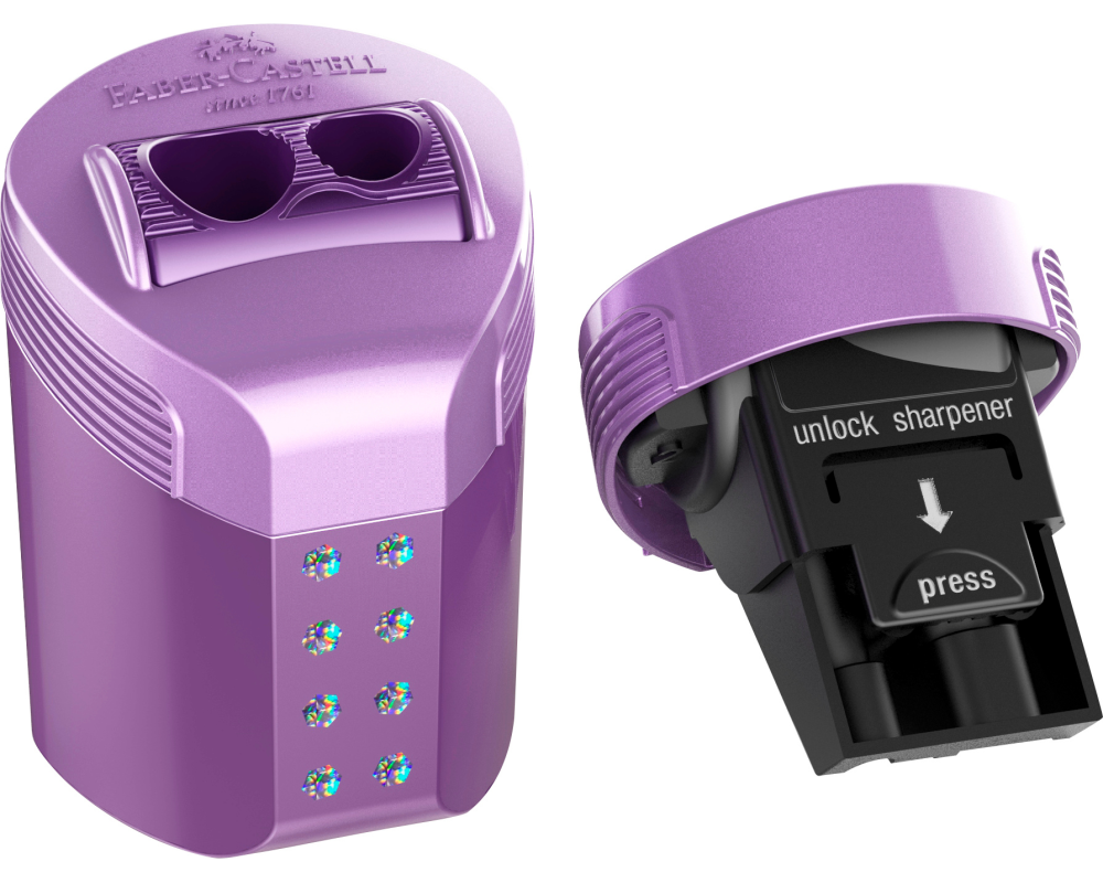 FABER-CASTELL Doppelspitzer 183990 RollOn Sparkle sortiert