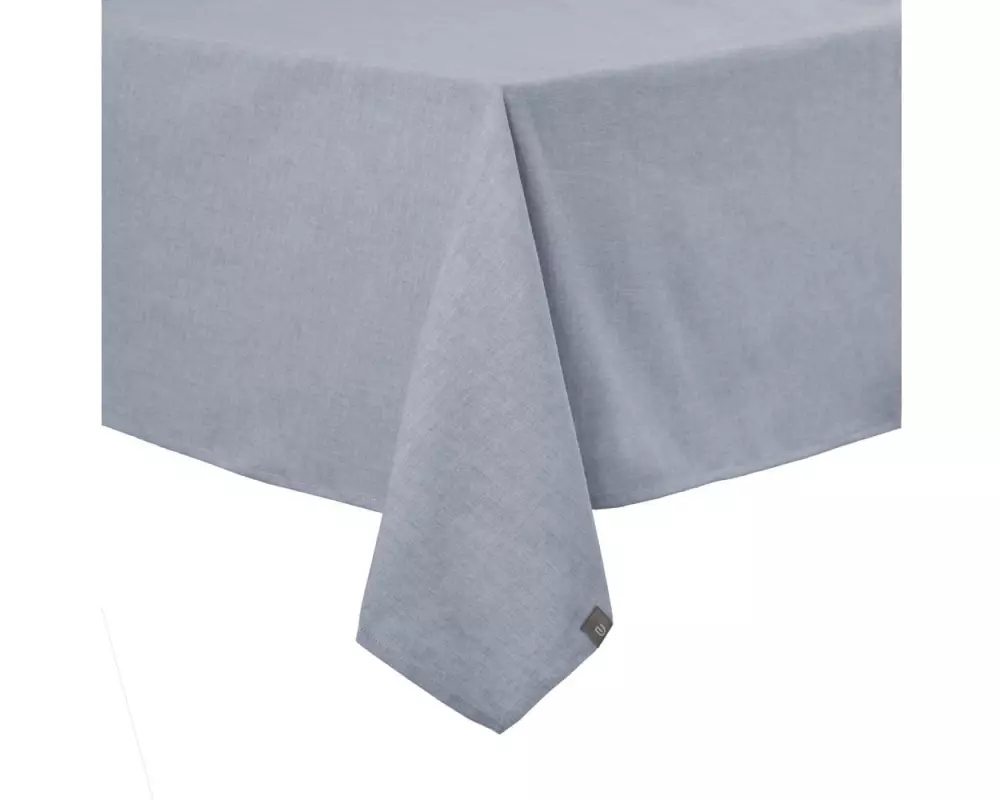 Urbanara Tischdecke Tolosa, 140 cm x 200 cm, Jeansblau