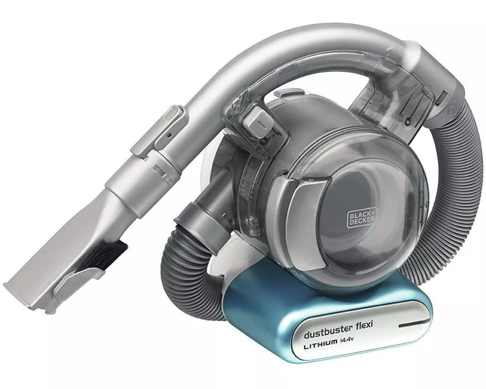Black & Decker Akku-Handsauger Dustbuster Flexi Blau/Silber