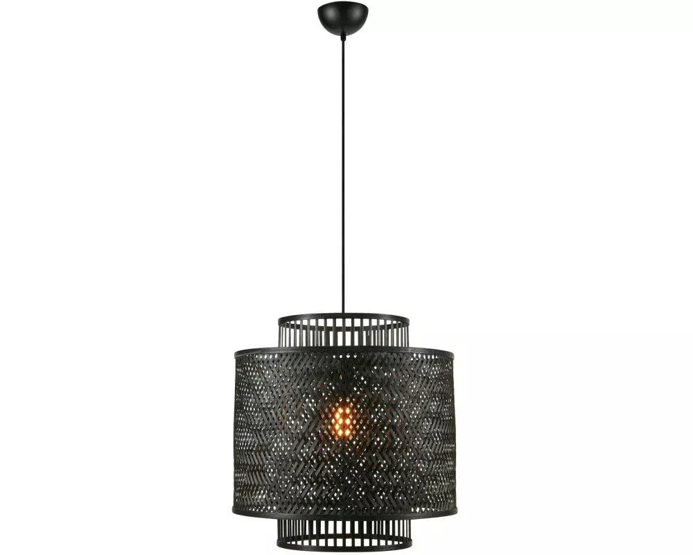 Markslöjd Pendelleuchte Strati 1L, E27, Schwarz