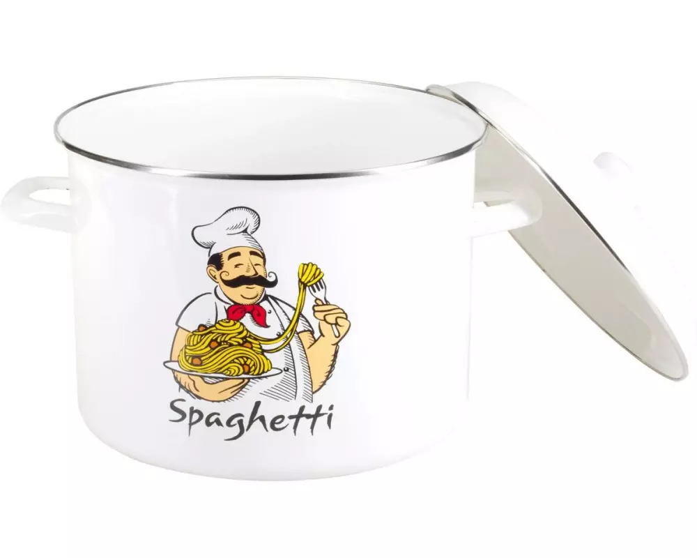 Nouvel Spaghettitopf Koch, 8 l, Weiss