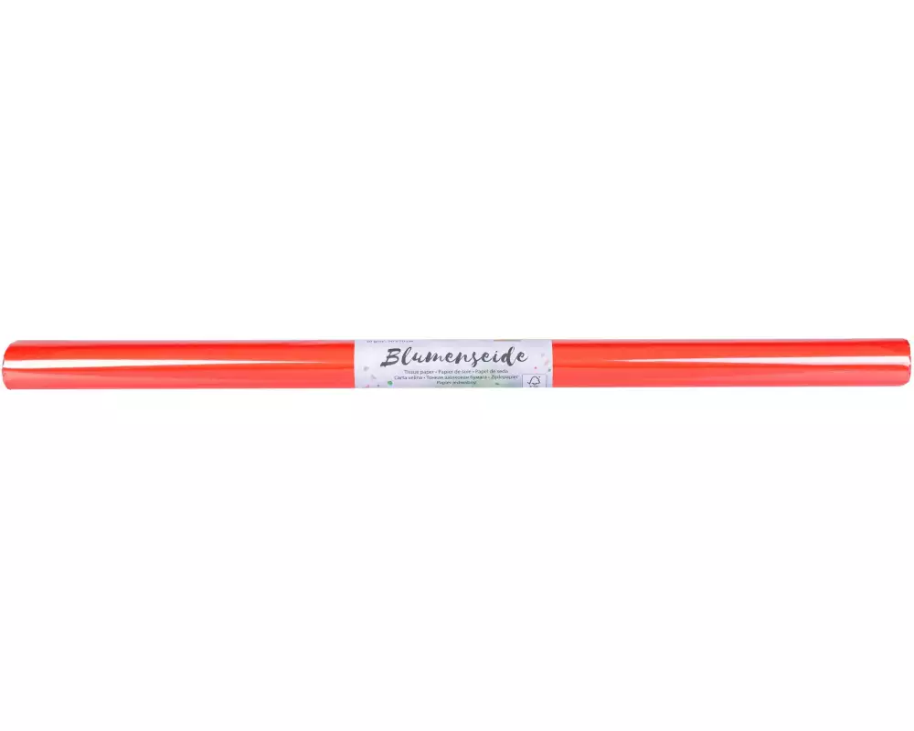 Folia Seidenpapier Blumenseide, 50 x 70 cm Rot