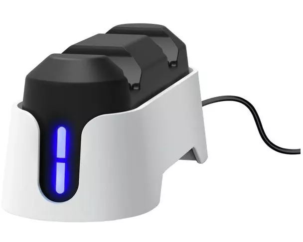 Trust GXT228 Dual PS5 Charging Dock weiss