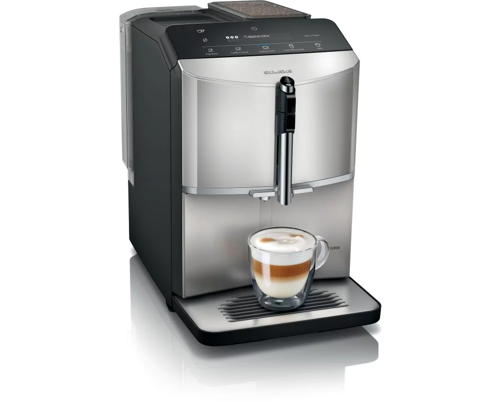 Siemens Kaffeevollautomat EQ300 Inox silver metallic TF303E07
