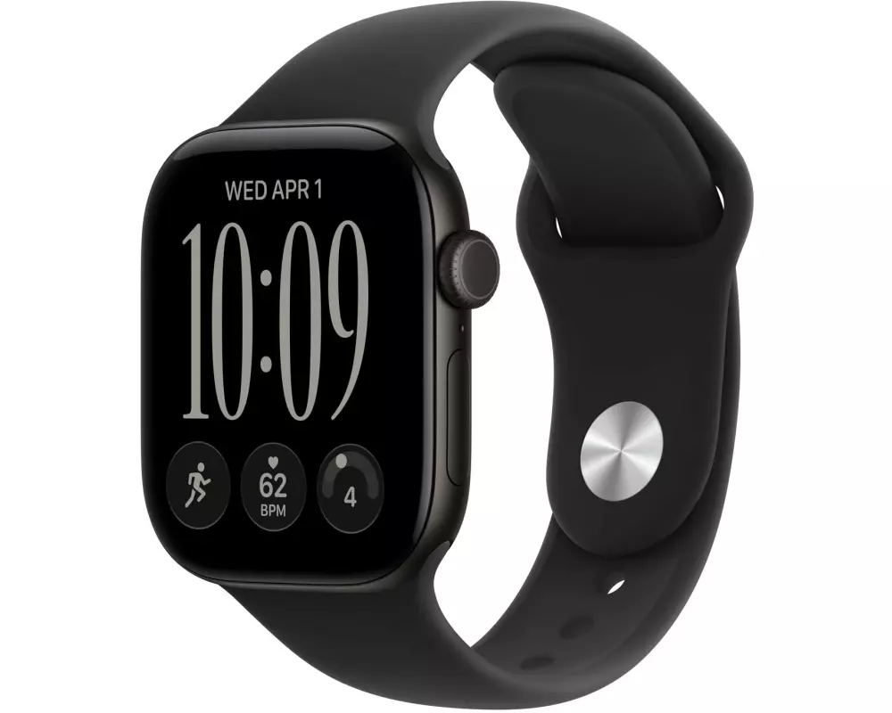 Apple Watch S12 42 mm GPS Black Aluminium, Black Sportband S/M