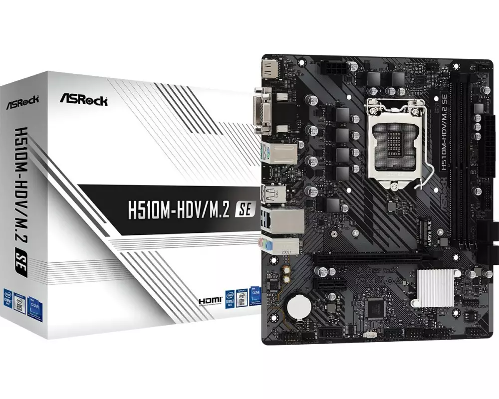 ASRock Mainboard H510M-HDV/M.2 SE