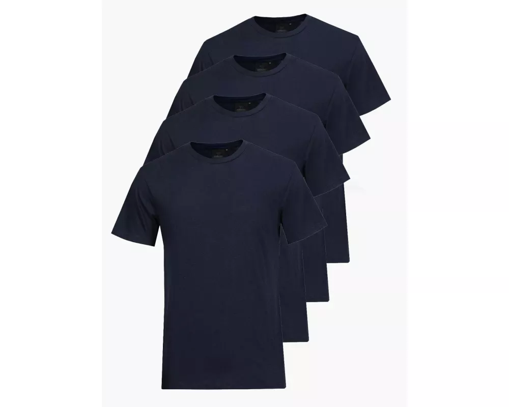 Switcher 4er-Pack Unisex T-Shirt Max Dunkelblau, L