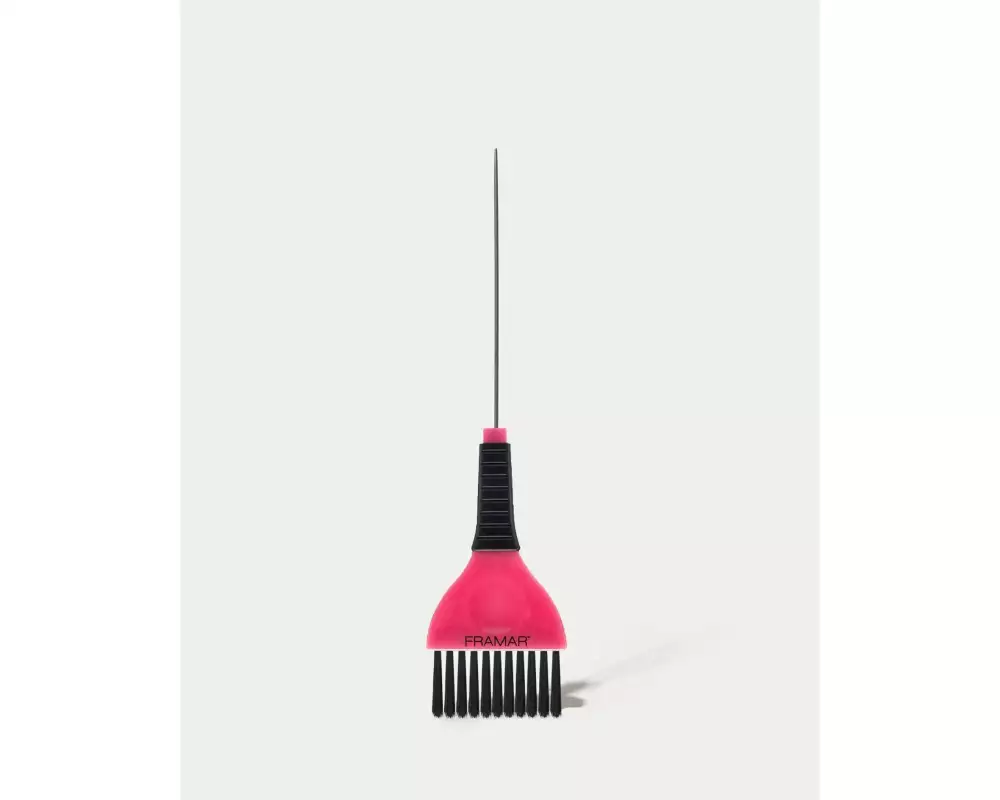 FRAMAR Pin Tail Brush mit Metallstiel und AccuSoft-Borsten Pink