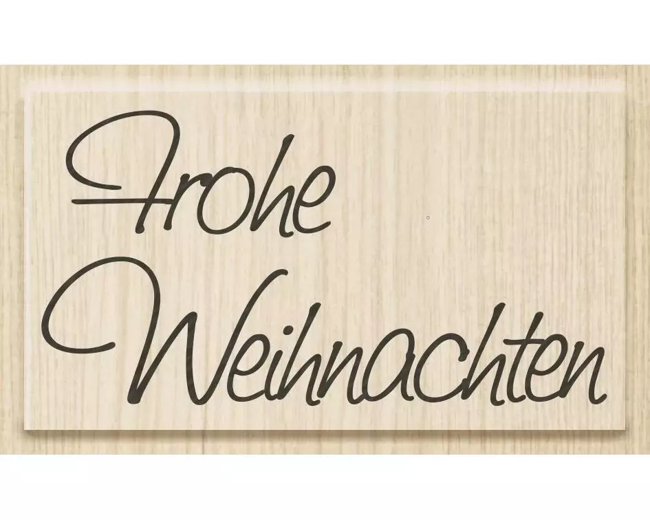 Heyda Stempel Frohe Weihnachten