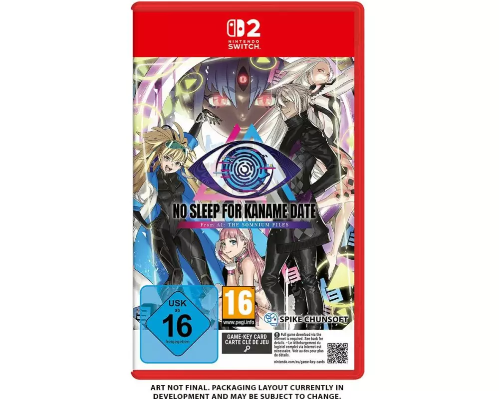Reef Entertainment No Sleep For Kaname Date (NSW2) (Game-Key Card)