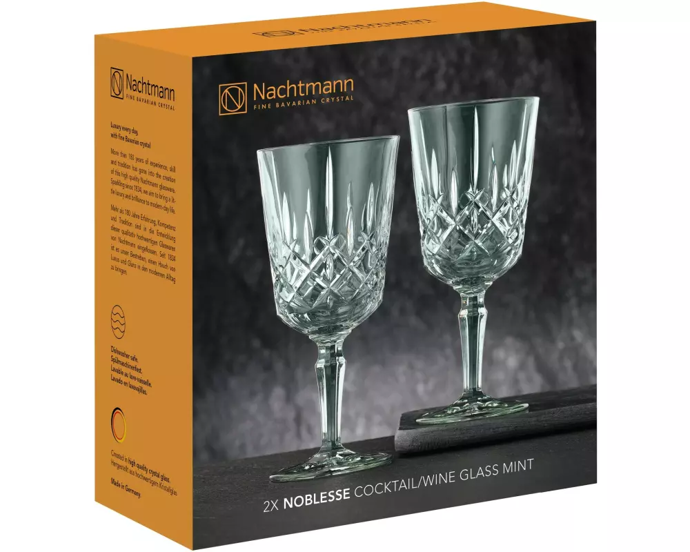 Nachtmann Noblesse Cocktail/Weinglas Mint 2 Stück
