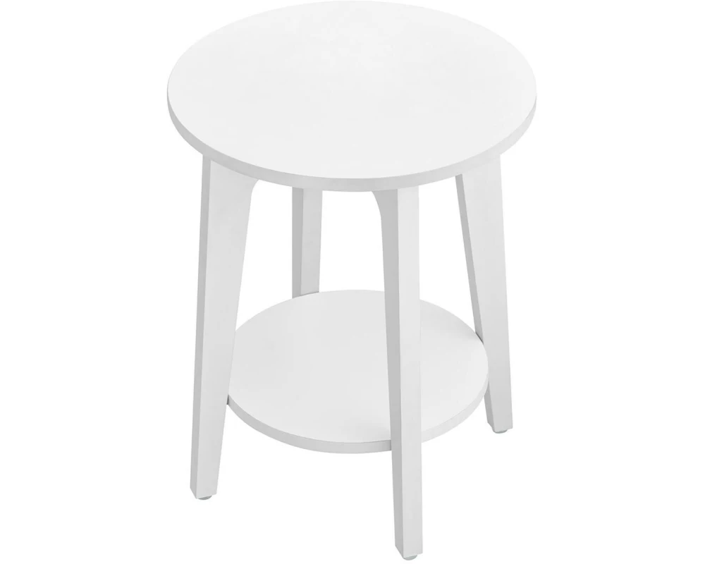 VASAGLE Beistelltisch 40 x 50 cm, Weiss