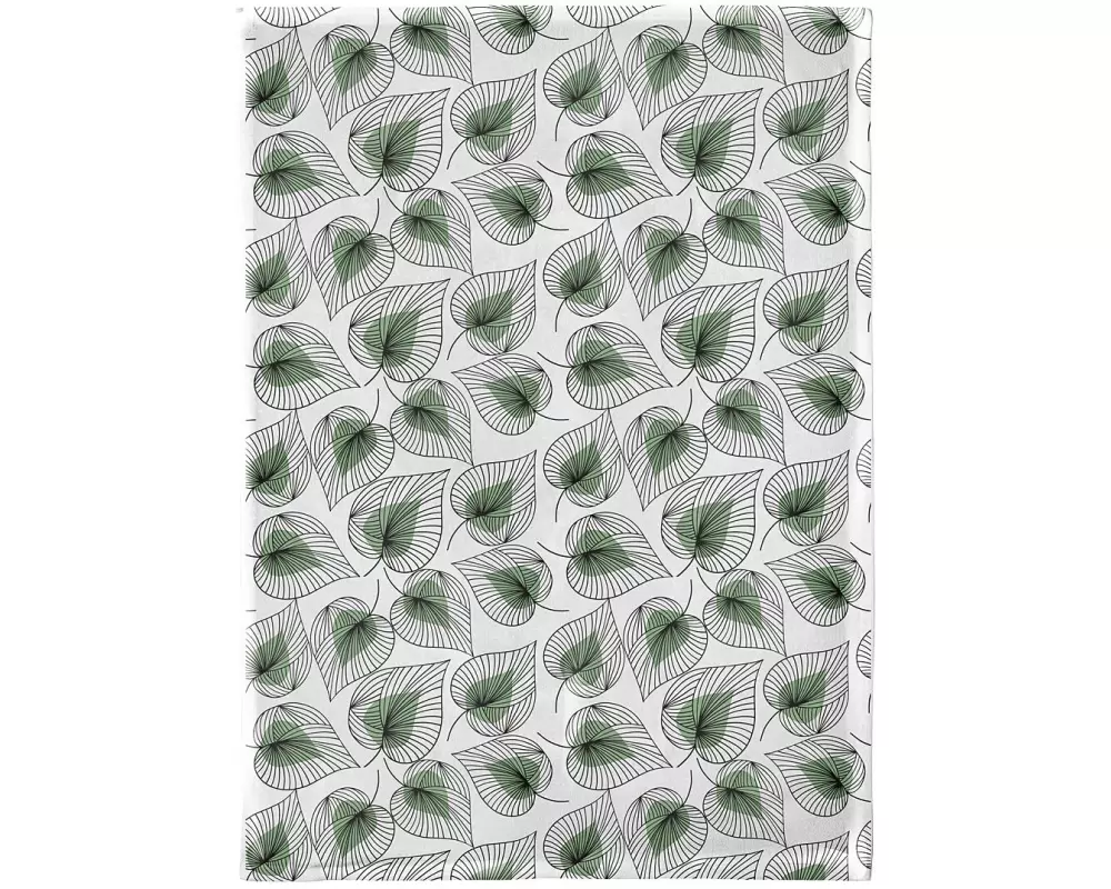 Chic Mic Geschirrtuch Line art leaves 50 x 70 cm