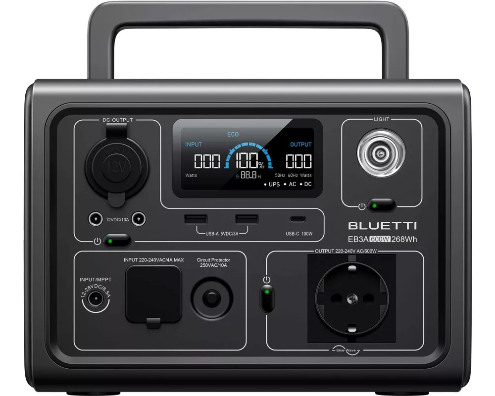 BLUETTI Power Station EB3A 268 Wh