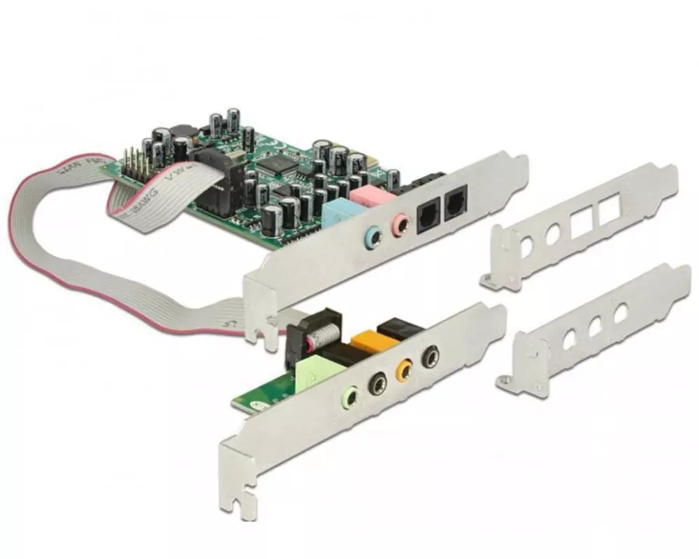 Delock Soundkarte 89640 PCI-Express x1 mit Toslink In/Out