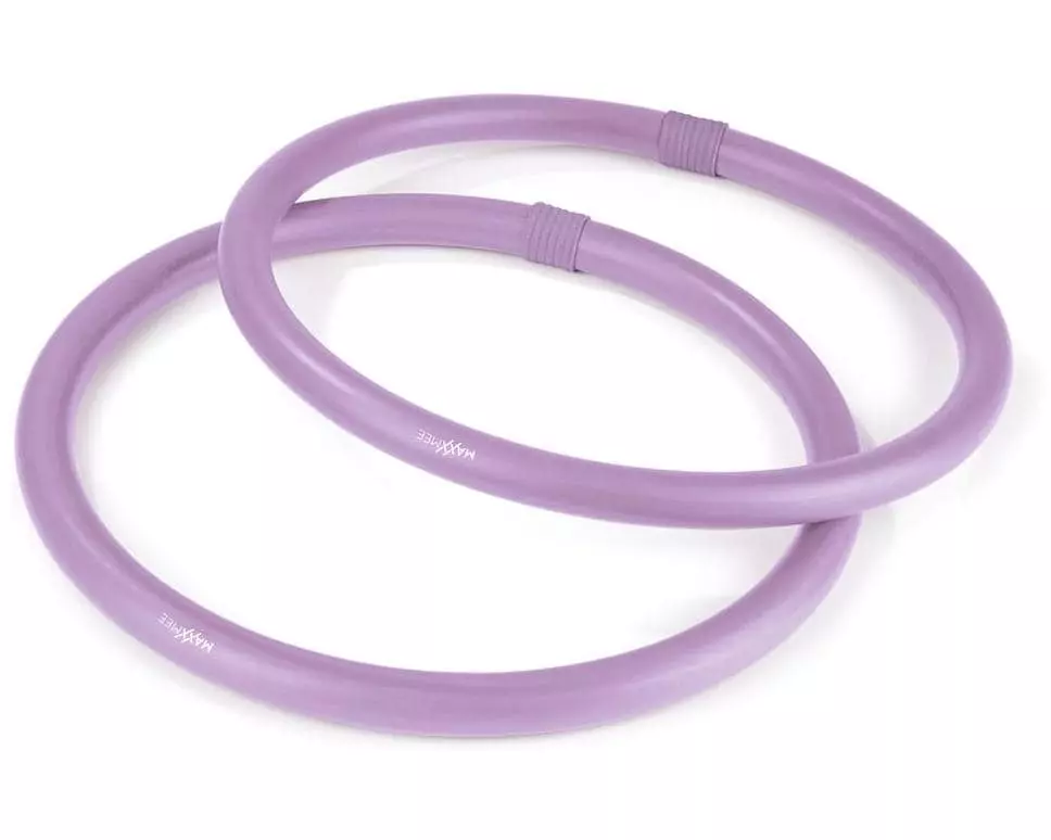 MAXXmee Hula Hoop Reifen 33 cm, Lila, 2 Stück