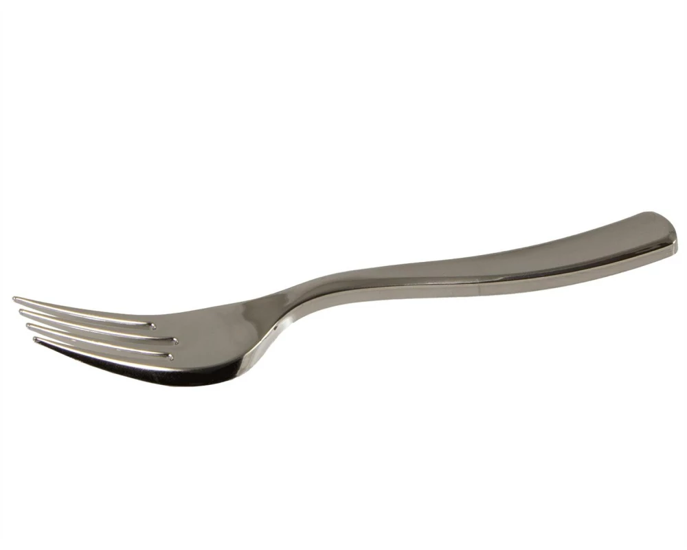 ELCO Einweg-Gabel 15 cm, 50 Stück, Silber