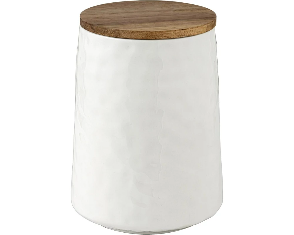 Wenko Vorratsdose Adelle 1 l, Braun/Weiss