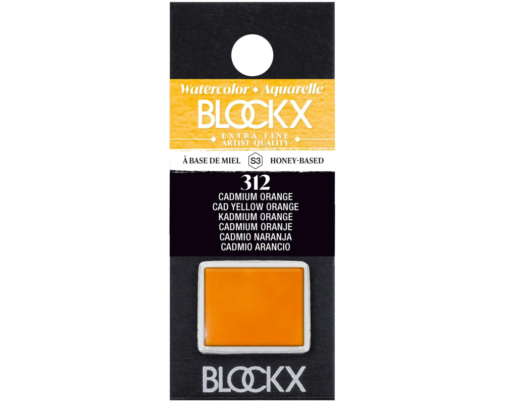 BLOCKX Aquarellfarbe 1.5ml 41312BXC kadmiumorange