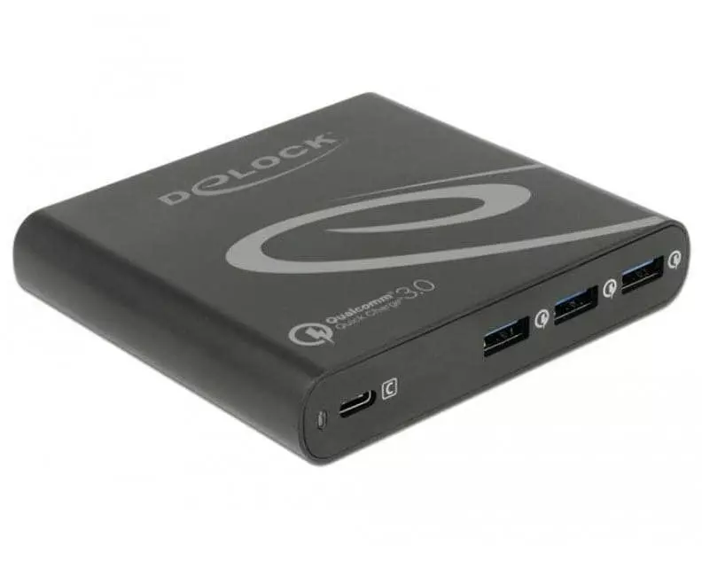 Delock USB-Wandladegerät 41431 USB-Typ-C + QC 3.0