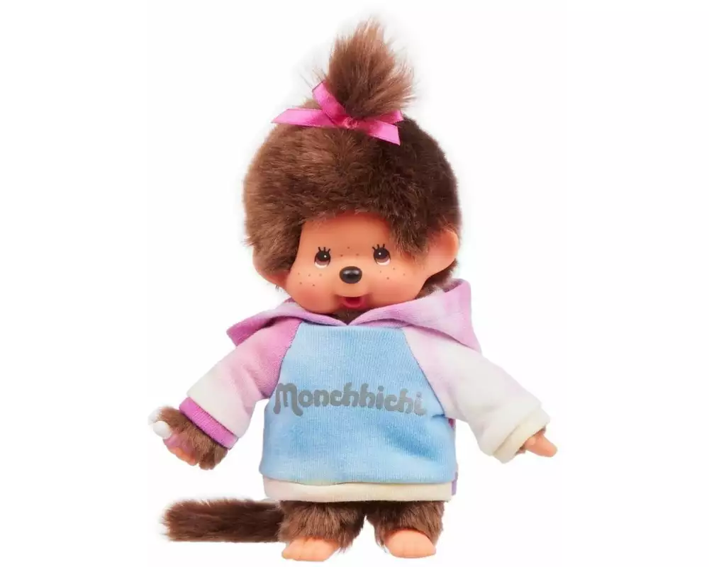 Monchhichi Kuscheltier Tie & Dye Hoodie Girl 20 cm