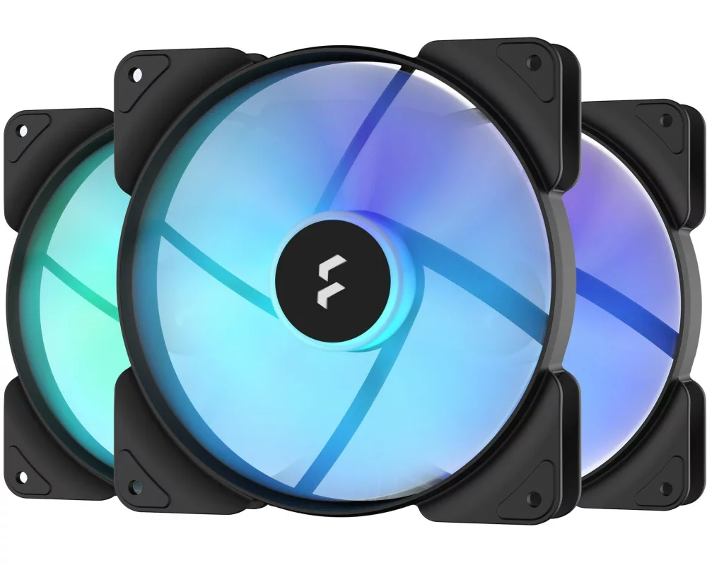 Fractal Design PC-Lüfter Aspect 14 RGB PWM Schwarz 3 Stück