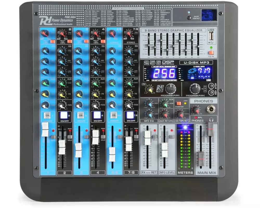 Power Dynamics Mischpult PDM-S804