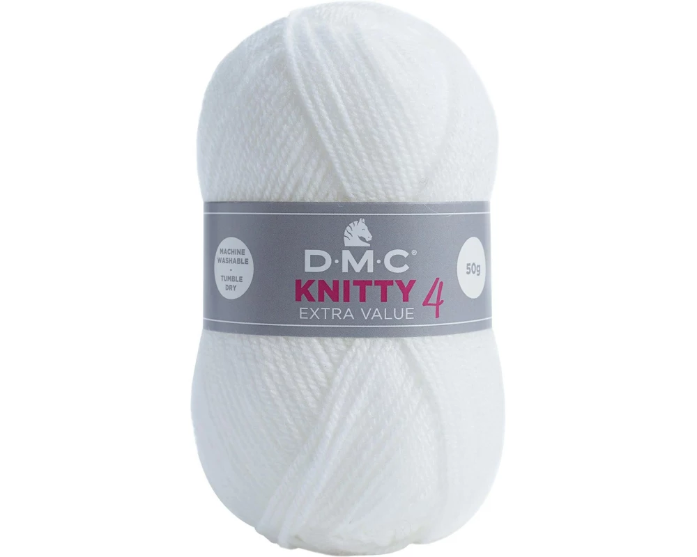 DMC Wolle Knitty 4 Mini Weiss