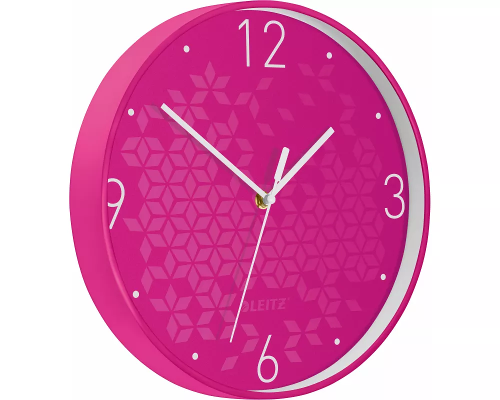 LEITZ Wanduhr WOW 29cm 9015-00-23 pink