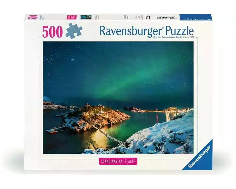 Ravensburger Puzzle Nordlichter in Tromsø, Norwegen 500 Teile