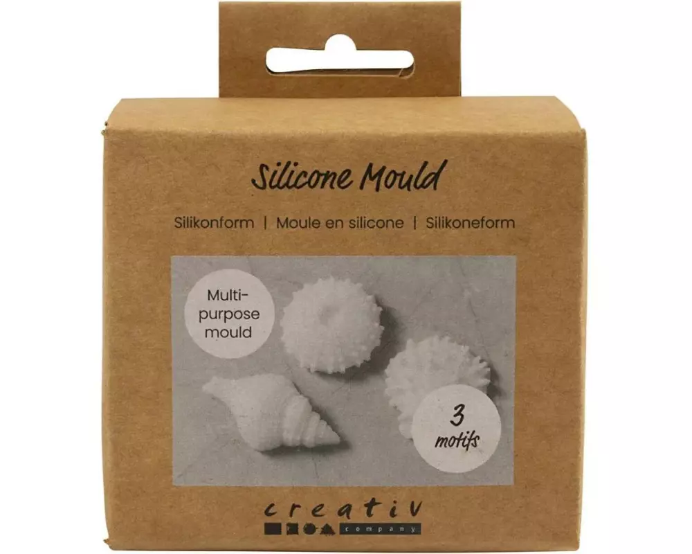 Creativ Company Silikon Form Muscheln 3 Stück