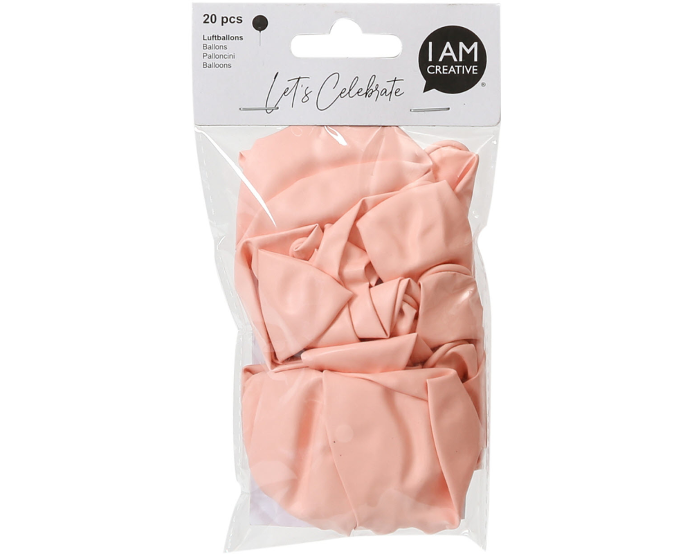 I AM CREATIVE Luftballons, rosa 6010.76 20 Stück