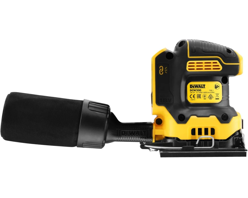 DEWALT Akku-Vibrationsschleifer DCW200NT 18 V, Solo