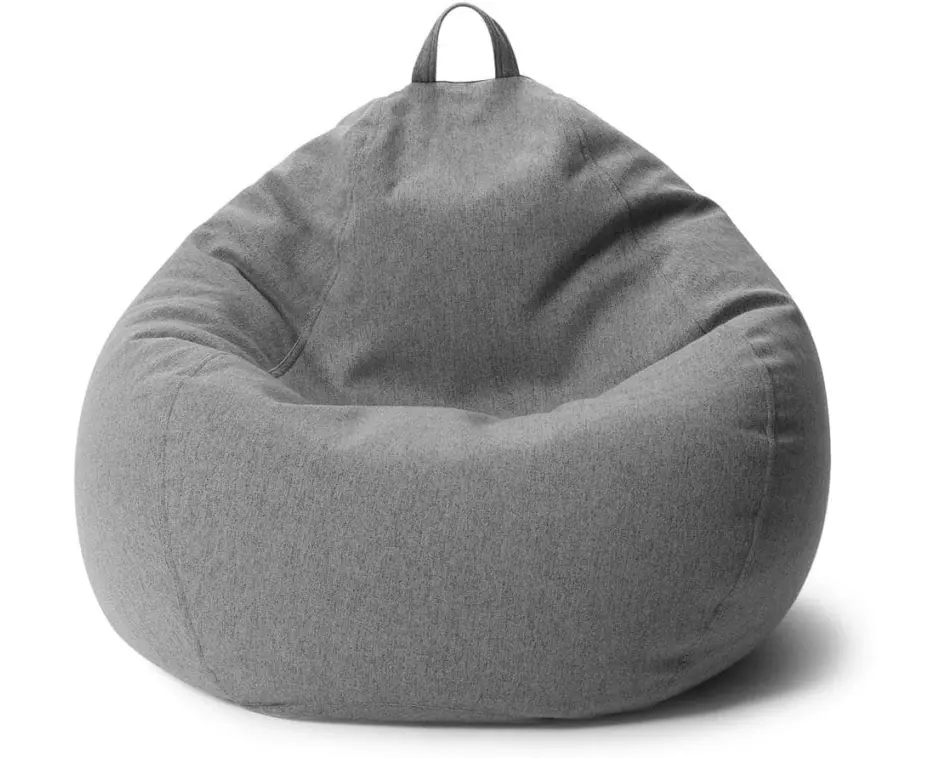 Urbanara Sitzsack Basic-Comfort 315 l Polyester (PES), Grau