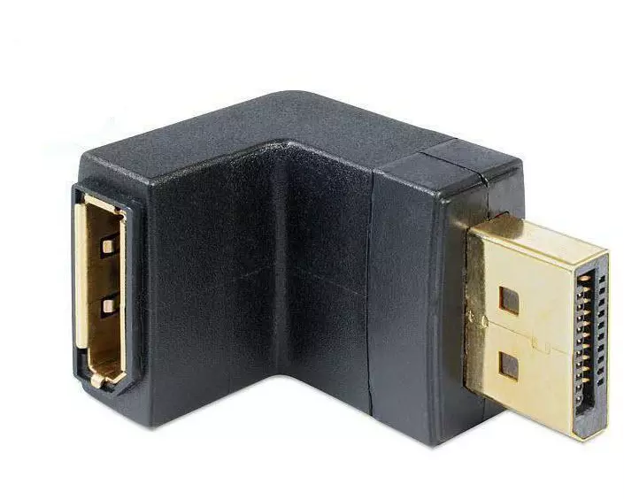 Delock Winkeladapter DP, 90° gewinkelt unten