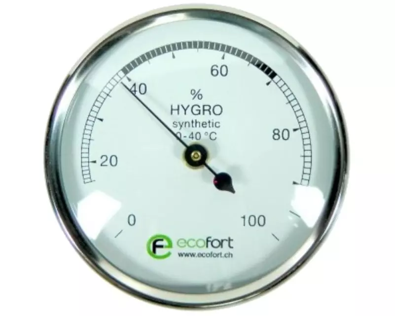 Ecofort 150CR Hygrometer 6.7 x 6.7 x 1.8 cm Weiss