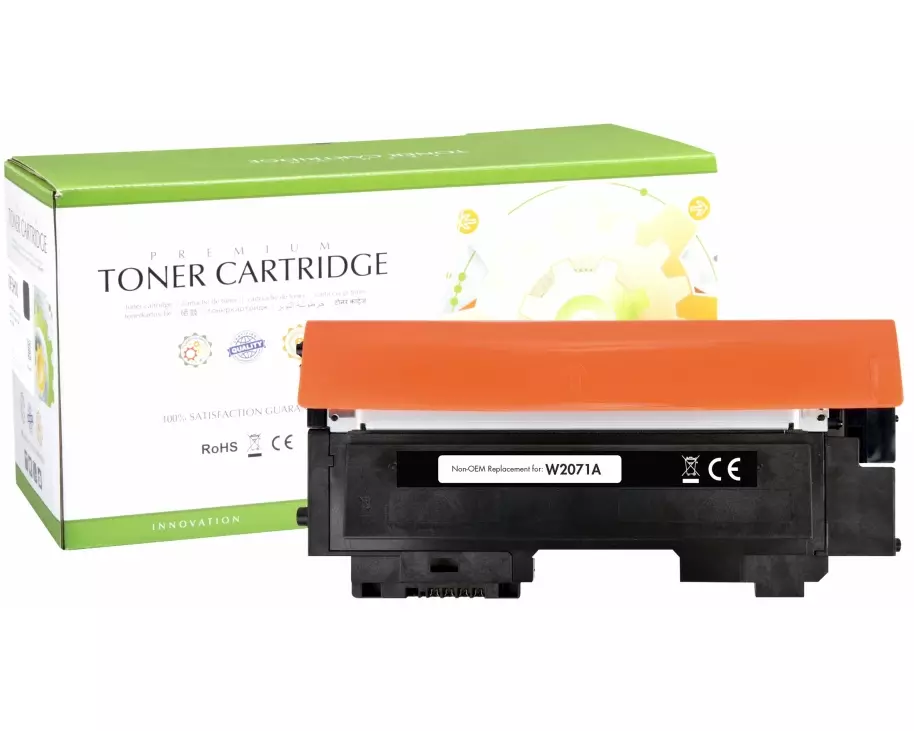 STATIC Toner cartridge compatible with HP W2071A cyan compatible 700 pages