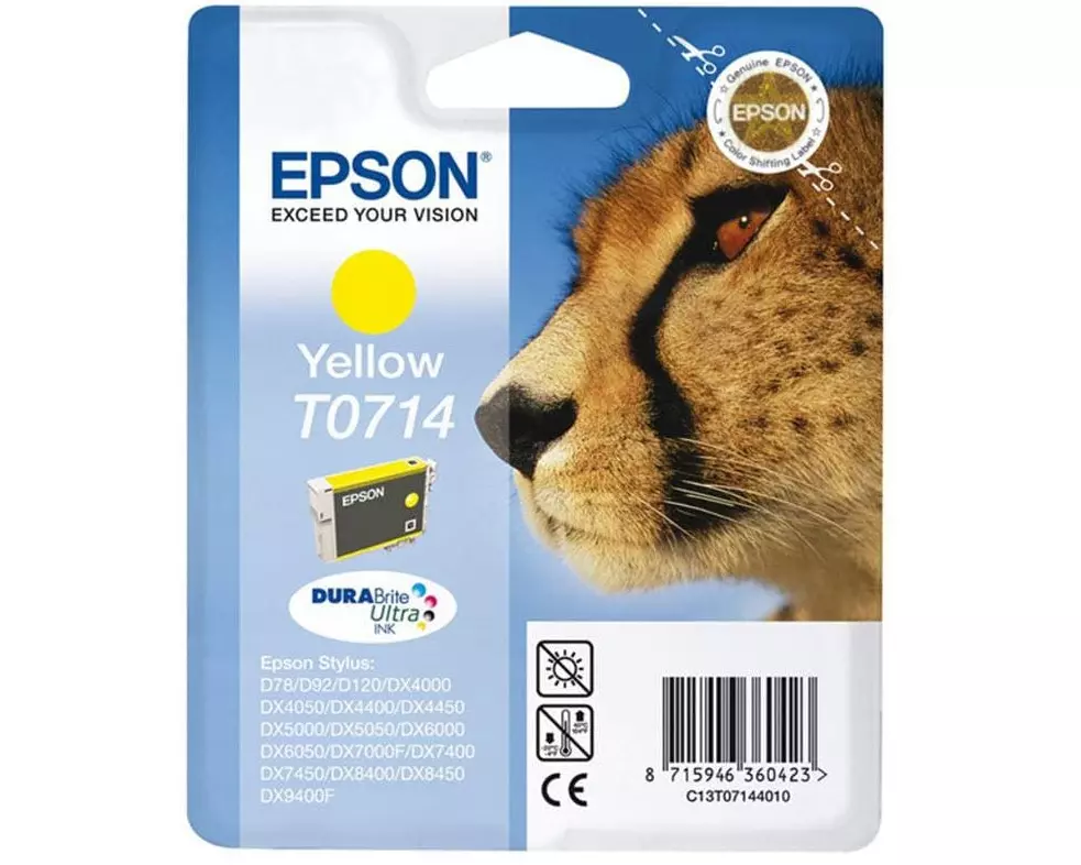 Epson Tinte T07144012 Yellow