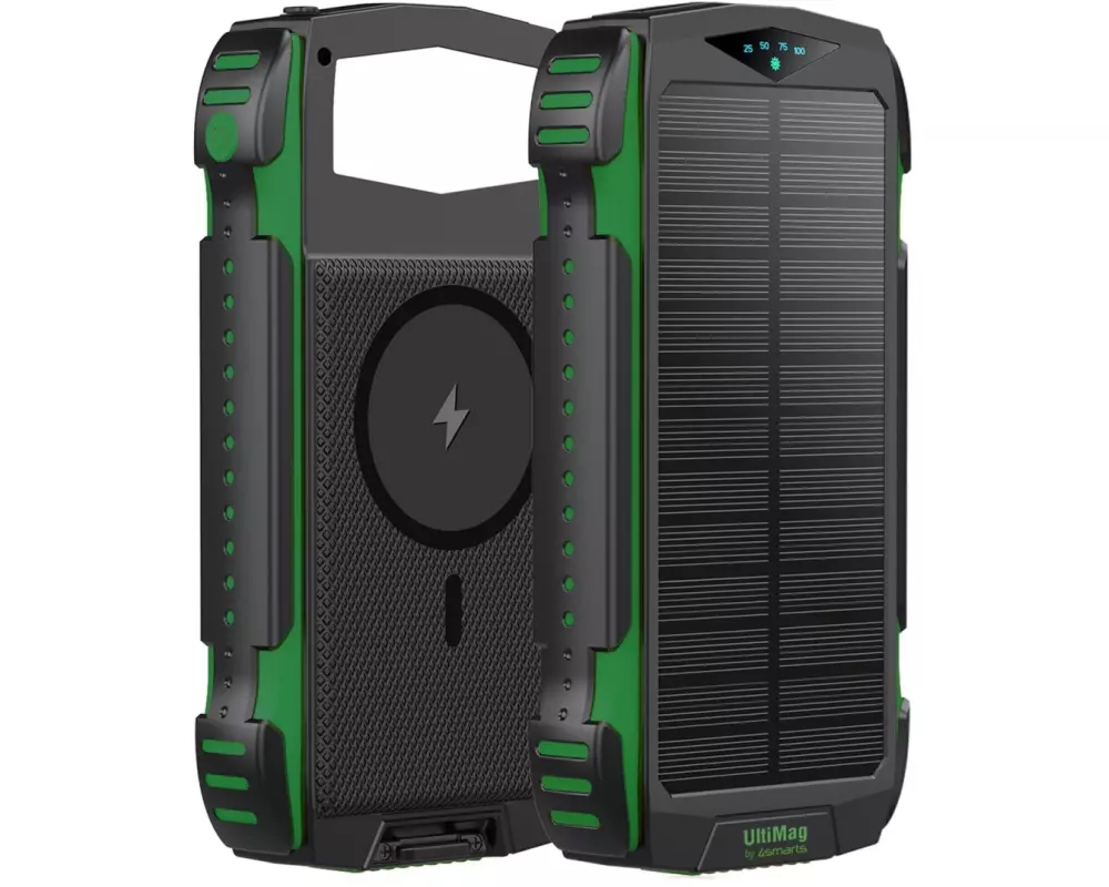 4smarts Solar-Powerbank Rugged TitanPack UltiMag 20000 mAh