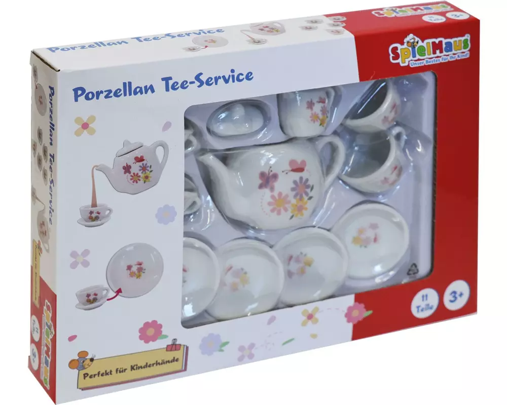 vedes SMK Tee-Service aus Porzellan. 11-teilig