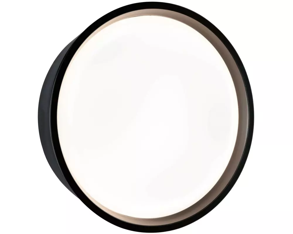 Paulmann Wandleuchte Platomo, 3000K, Schwarz