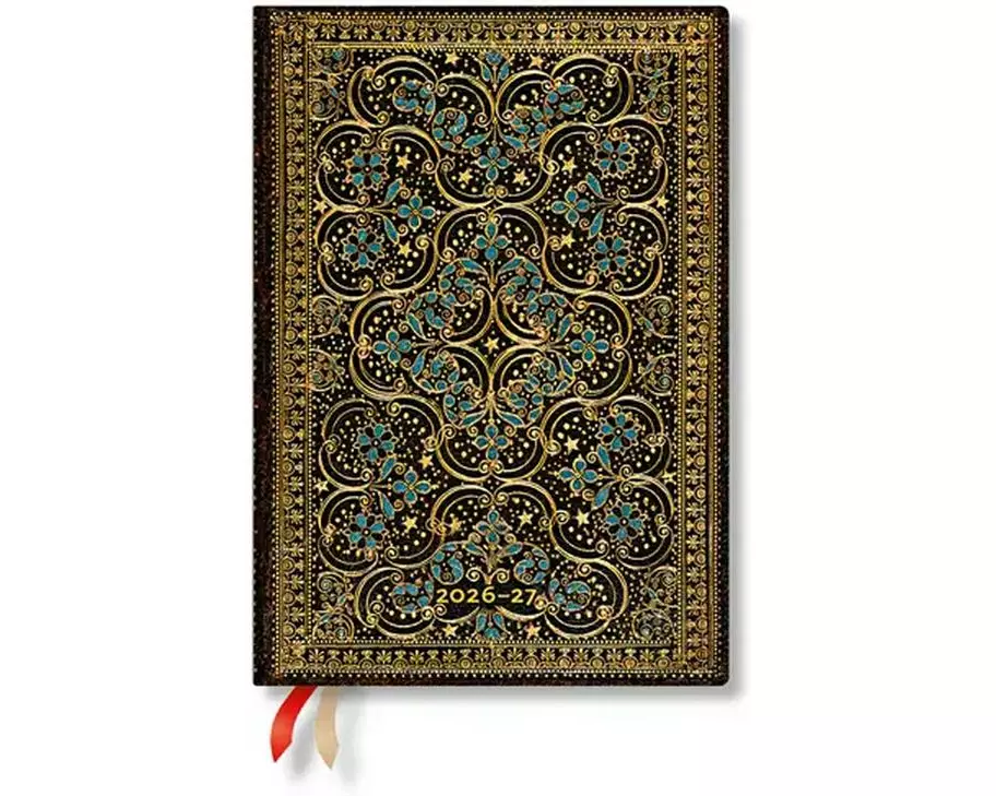 Paperblanks Taschenagenda 26/27 Restauration Mehrfarbig