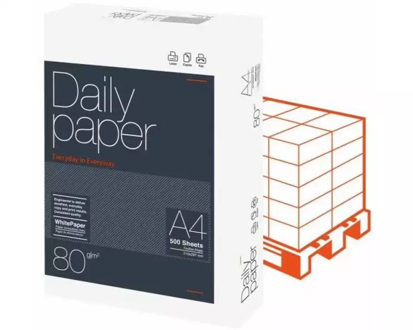 Papyrus Kopierpapier A4, Weiss, 80 g/m²,100000 Blatt