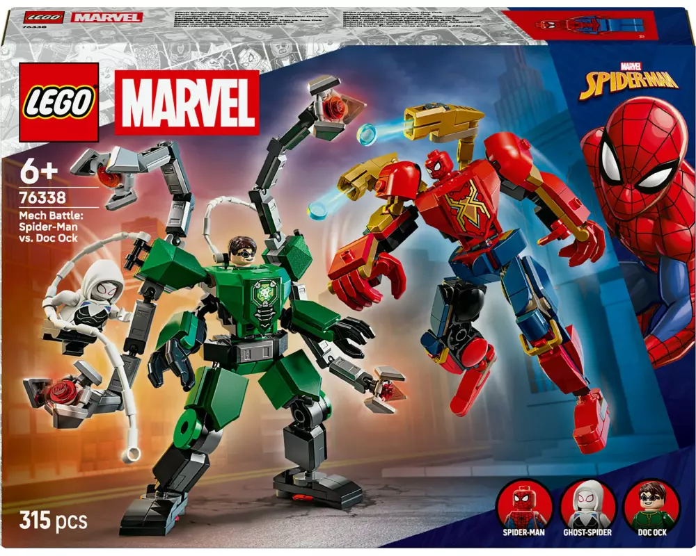 LEGO Marvel Mech-Duell: Spider-Man vs. Doc Ock 76338