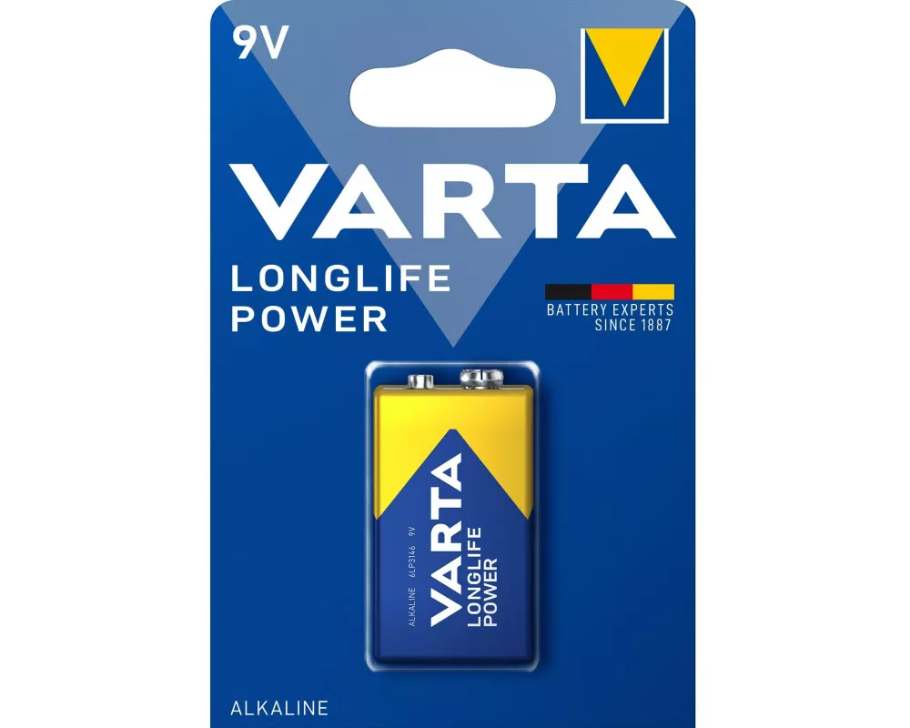 Varta Batterie Longlife Power 9V E-Block , 1 Stück